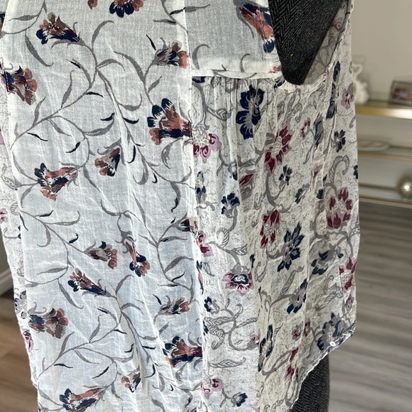 Anthropologie Ecote Floral Tank Top Size Small - Picture 5 of 7